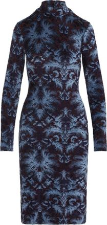 Etro Stijlvolle Knielengte Jurken - Dames - Casual kleedjes - Blauw - XS - Kleedjes