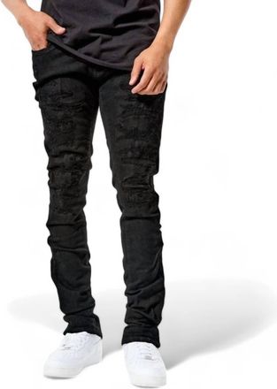 Jordan Craig Mens Ross Pinnacle Denim Jean In Jet Black