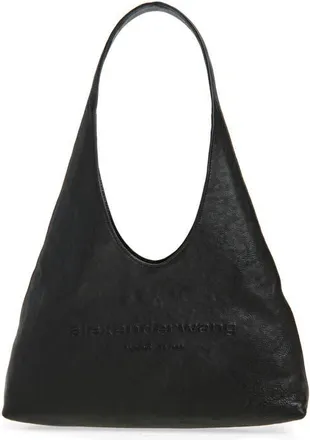 Alexander Wang Small Pike Leather Hobo Bag in Black at Nordstrom