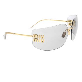 Miu Miu Accessoires, unisex, Geel, ONE Size, Zonnebrillen