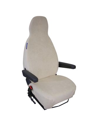 OEM Housses De Si&egrave;ge &Eacute;ponge Coton Extensible Beiges Pour Camping-car