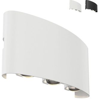 Maytoni Maytoni - Strato Aplique Exterior Up Down Blanco, Ip54, 3000k
