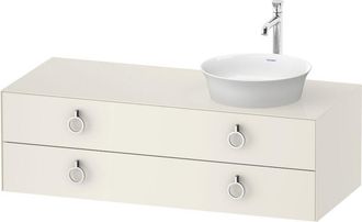 Duravit Duravit - Tulip Blanco, Mueble De Ba&ntilde;o Colgado En La Pared, Ancho