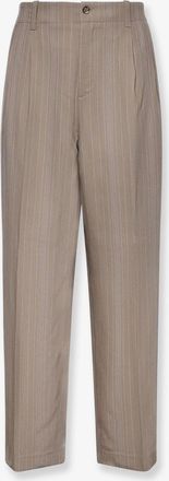 Golden Goose Pantaloni in misto lana con motivo gessato - GOLDEN GOOSE DELUXE BRAND - gender_Man