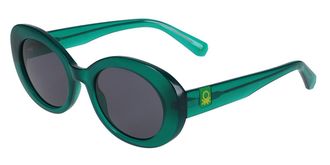Benetton 5055 500 Womens Sunglasses Green Size 53
