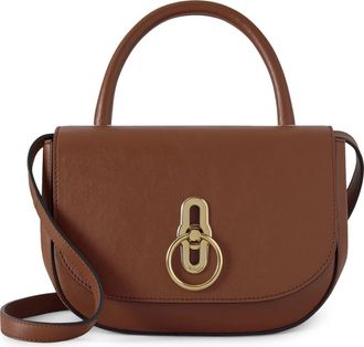 Mulberry Small Amberley Leather Top Handle Bag in Oak at Nordstrom