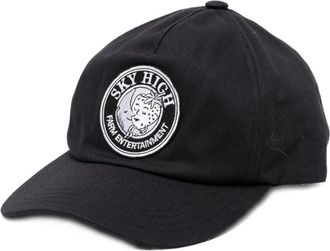 Sky High Farm Cappello da baseball con applicazione - Nero