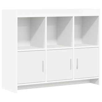 vidaXL Aparador Blanco 98,5 X 33 X 80 Cm Madera De Ingenier&iacute;a Vidaxl