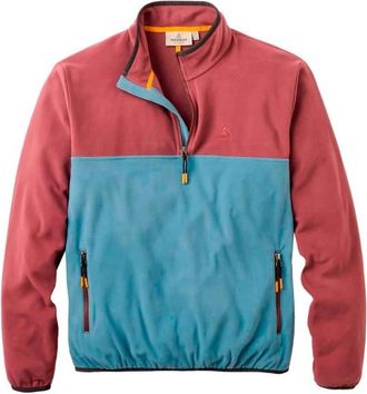 Passenger Set Off Recycled Polar 1/4 Zip Fleece 2.0 Fleecepullover f&uuml;r Herren | rot