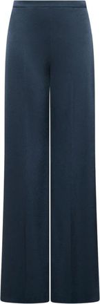 Marella Broeken, Dames, Blauw, XS, Leer, Mllpesi Broek