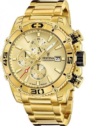 Festina F20492-1 Mens Prestige Watch - Gold - One Size