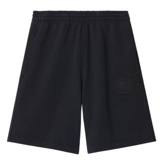 Burberry EKD Embroidered Cotton Shorts, Size X-Large