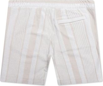 Givenchy Striped Cotton Shorts - White