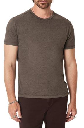 John Varvatos Bale Burnout Crewneck T-Shirt in Teakwood at Nordstrom, Size Xx-Large