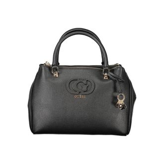 Guess Black Polyurethane Womens Womens Handbag