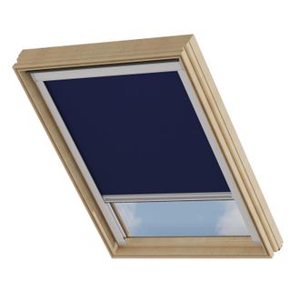 Cocoon Tenda Per Finestra Da Tetto - Oscurante - Blu Scuro - Compatibile Con Velux: Fk06