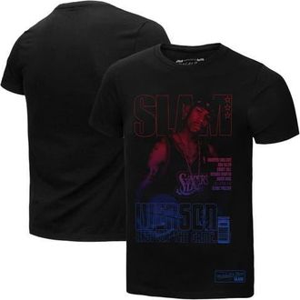 Mitchell & Ness Mens Mitchell & Ness Allen Iverson Black Philadelphia 76ers SLAM Gradient T-Shirt at Nordstrom, Size Xx-Large
