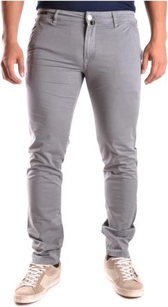Pantaloni Torino Slim-Fit Stijlvolle Jeans Upgrade - Heren - Slim Fit Broeken - Grijs - W33 - Broeken