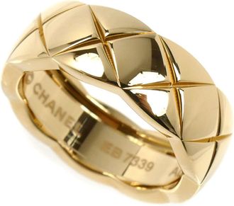 Chanel Yellow Gold (18K) Band Ring (Pre-Owned)
