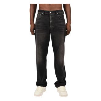 Haikure Achilles Rechte jeans - Heren - Jeans - Zwart - Maat: W34 Katoen