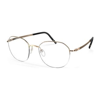 Silhouette Glasses, unisex, Yellow, Size: 49 MM Dynamic Dawn 5585 Eyeglasses