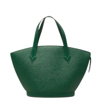 Louis Vuitton Pre-owned Handbags, female, Green, Size: ONE SIZE Pre-owned Saint Jacques Handbag