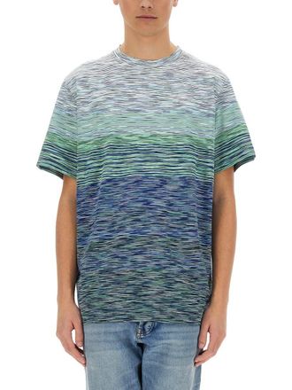 Missoni Degradé Flamed Cotton T-Shirt