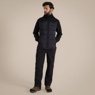 Craghoppers Heren Castleford Hybride Jas (Zwart)