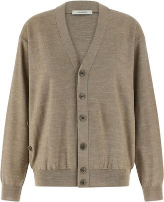 Christophe Lemaire Beige Relaxed Twisted cardigan