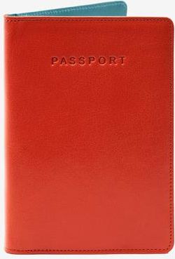 Tusk Siam Passport Wallet in Orange /Sky at Nordstrom