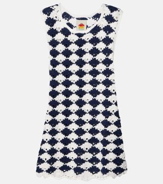 Farm Rio Scalloped crochet top