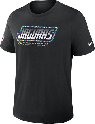 Nike Jacksonville Jaguars Crucial Catch Sideline Nike Mens Dri-FIT NFL T-Shirt in Black | 034J00AZUF-F9R