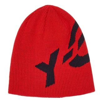 adidas x Y-3 Graphic Logo Beanie Red Black KW9680
