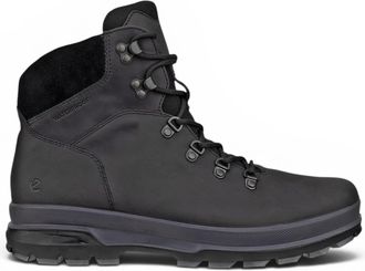 Ecco Ecco Mens Black Leather Waterproof Lace-up Hiking Boots - Rugged Track 25