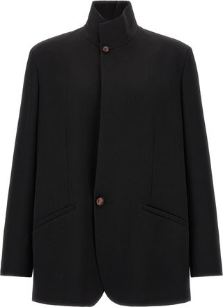 Ermenegildo Zegna Black Wool Mens Blazer