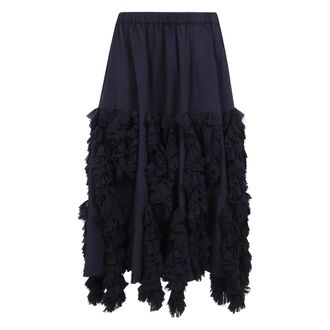 Comme Des Gar&ccedil;ons Rokken, Dames, Zwart, S, Polyester, Polyester Brede Dikke Midirok