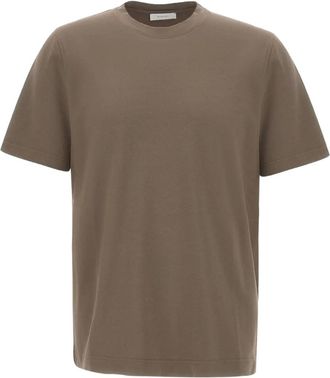 Diktat T-shirt girocollo a maniche corte - Marrone