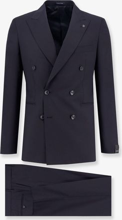Tagliatore Double-breasted virgin wool suit - TAGLIATORE - gender_Man