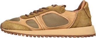 Buttero Su&egrave;de en Stoffen Sneakers - Heren - Sneakers - Bruin - 45 EU - Su&egrave;de - Schoenen
