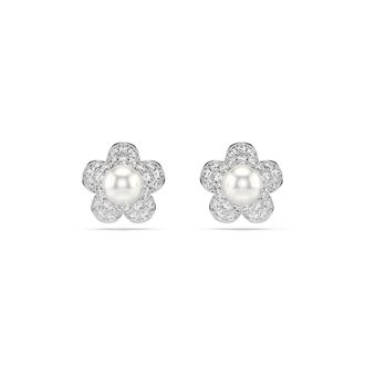 Swarovski Ariana Grande Stud Oorbellen - Dames - Oorbellen - Grijs - ONE Size - Accessoires