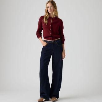 Levi's Middy Balloon Jeans - Womens - 26X30 - Dark Wash / Shaded View