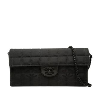 Chanel Borsa a spalla vintage Pre-owned in nylon - - Pre-owned - Donna - Nero - ONE SIZE