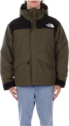 The North Face Mountain Down Jacket - Heren - Ski Jassen - Groen - L - Leer - Fitness