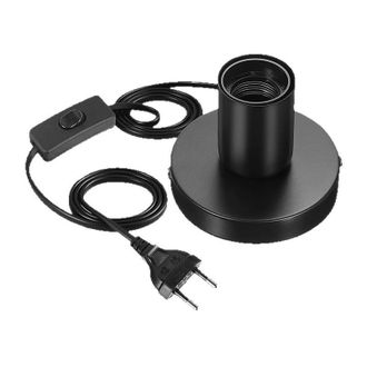 OEM Base Para L&aacute;mpara De Mesa De Estilo Retro (solo La Base), Casquillo Met&aacute;lico Roscado E27, Estilo Industrial