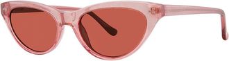Kensie Be Yourself Crystal Pink Mens Sunglasses Pink Size 53 - Free RX Lenses - Free RX Lenses