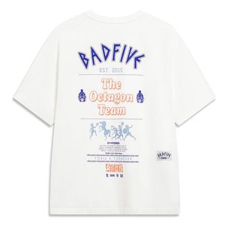 Li-Ning BadFive Force A Turnover Graphic T-shirt White AHST289-5