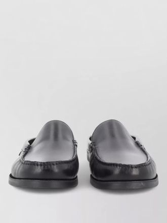 Paraboot loafers round toe stitch detailing design