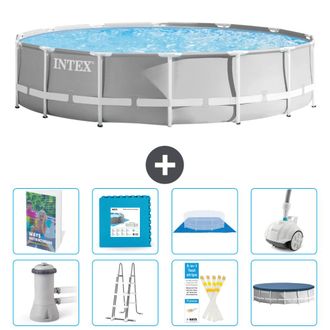 Intex Piscina Prism Frame Redonda - 427x107 Cm - 9-piezas S531