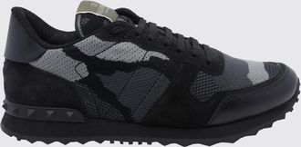 Valentino Garavani Sneakers Rockrunner in pelle e mesh con fantasia camouflage