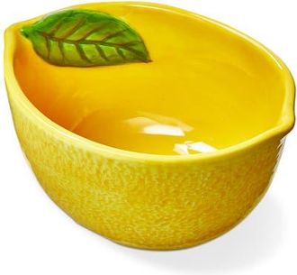 Tag Lemon Snack Bowl Yellow Multi Earthenware Summer at Nordstrom